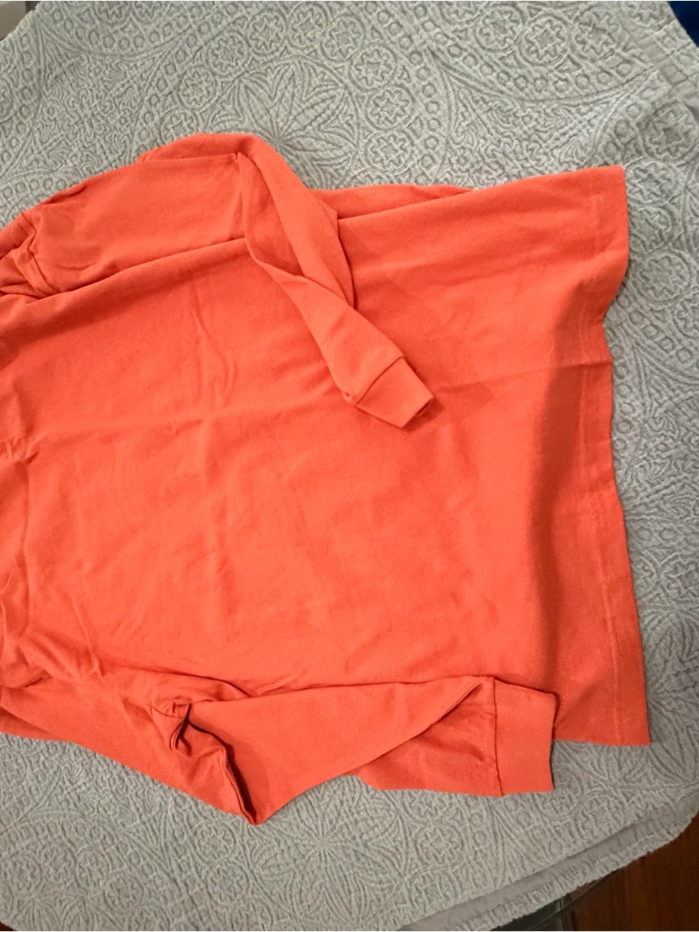 GAP Coral Orange Crewneck Pullover